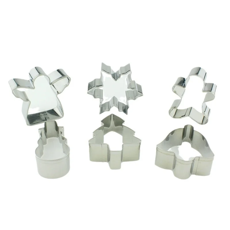 Формы для печенья Рождественские формы из нержавеющей стали выпечки 6 стилей
