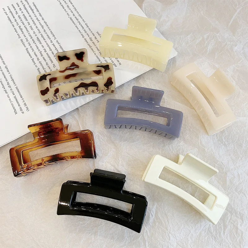 Ful Plastic Hair Claw Large Size Hair Clamps Claw Clip Crab Chic Hair Accessories Gift