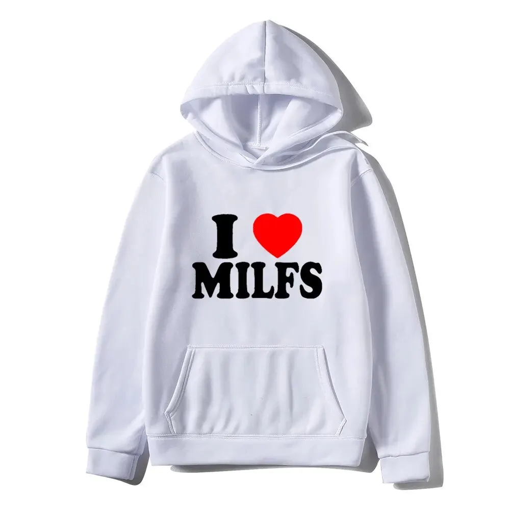 Свитшот I Love MILFS с надписью для мужчин и женщин