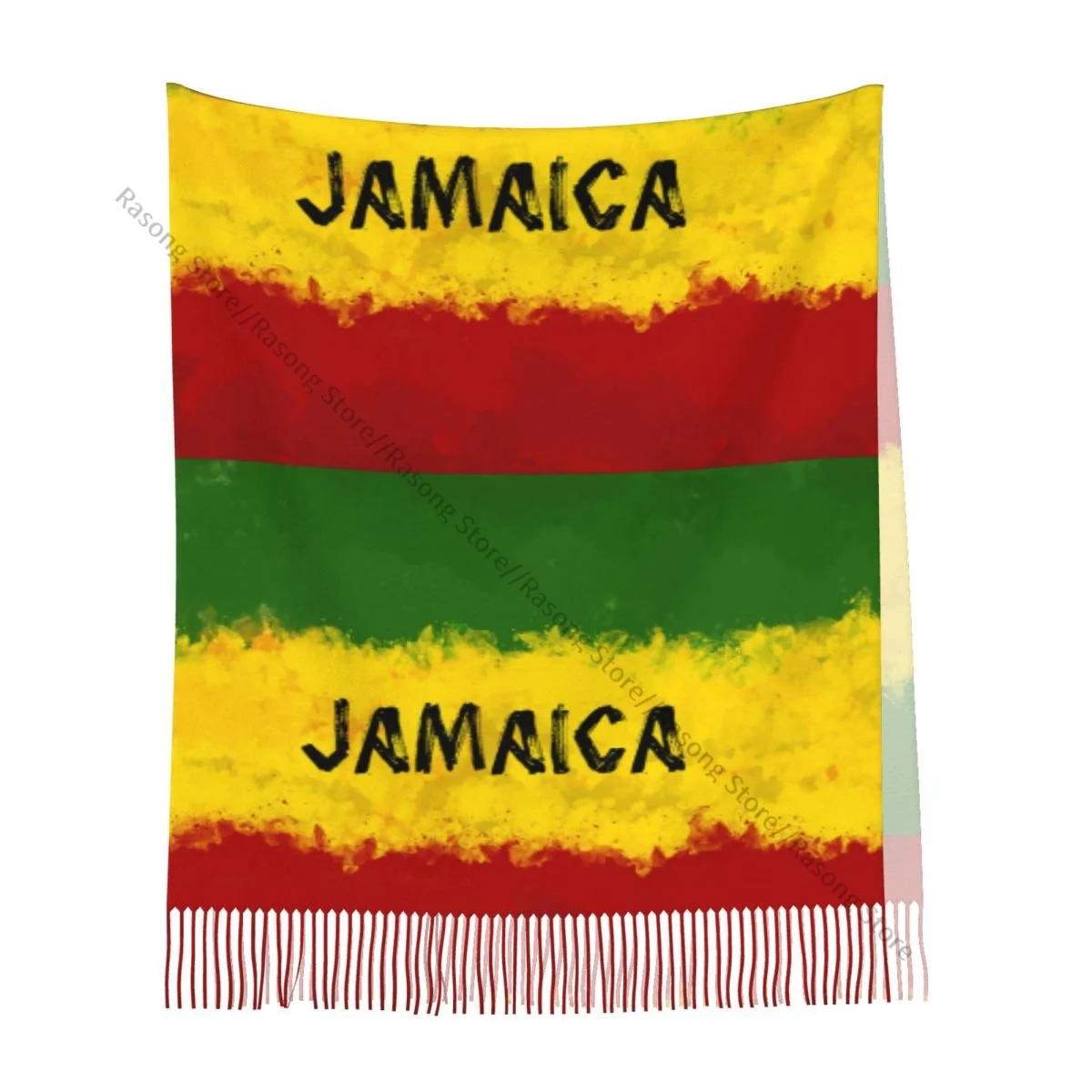 Большой шарф с кисточками 196*68 см из пашмины зимние женские кашемировые шарфы