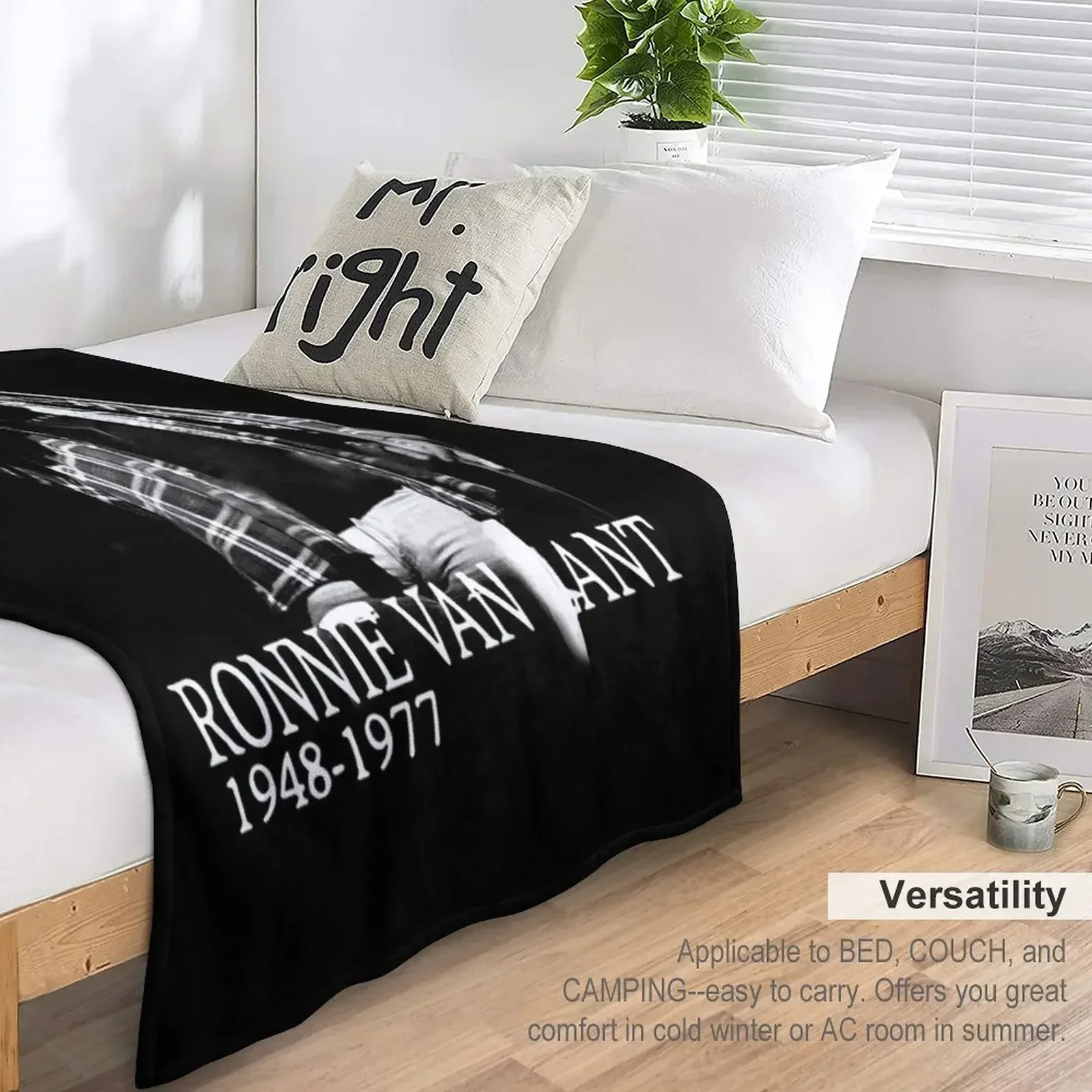 Ron-nie V?n z?nt 1948-1977 Подарок для фанатов мужчин и женщин Пледы Декоративные кровати