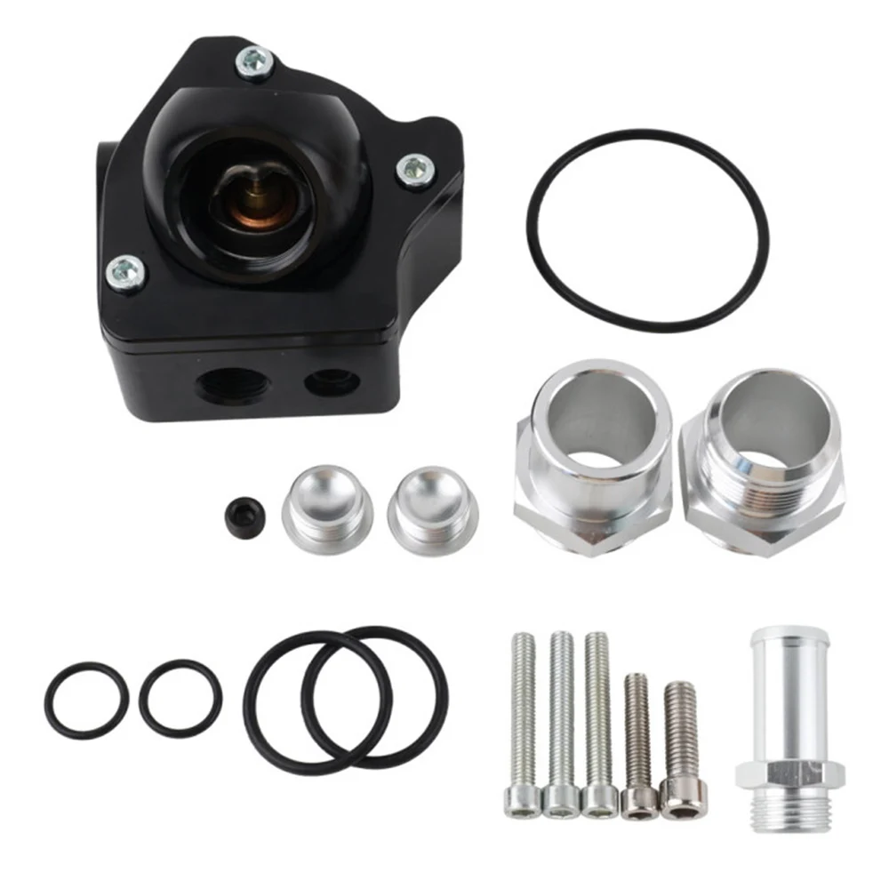 

Racing Car Swivel Neck Thermostat Housing V2 For Honda K-Series K20 K24 Engines Radiator Hose K Swap