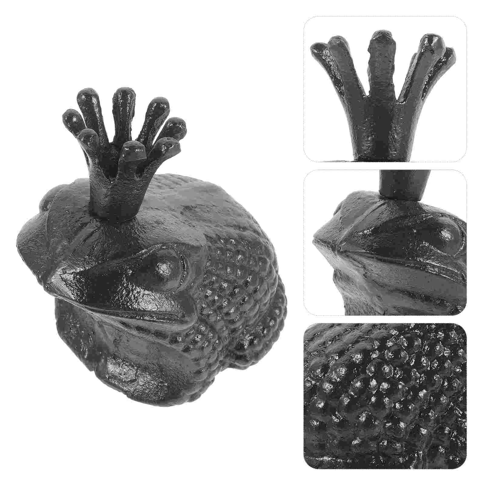 

Iron Desktop Garden Decoration Chic Frog Craft Sculpture Home Tabletop Iron Craft Home Accessory