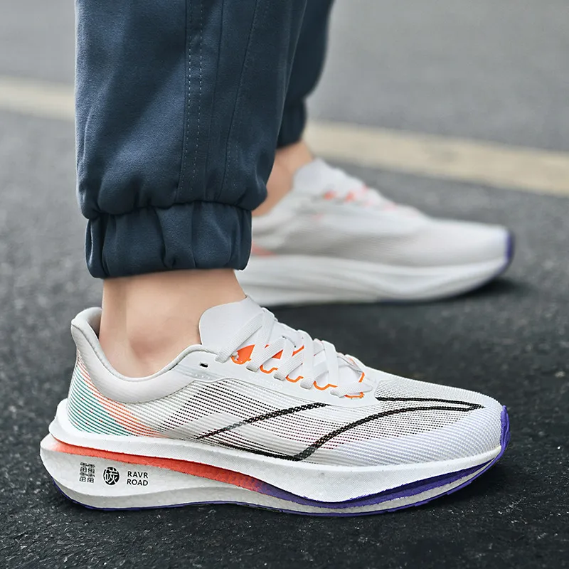 True Carbon Plate Running Shoes Men Women Jogging Sports Shoes Ultralight Brand Designer Sneakers Men Athletic Training Shoes