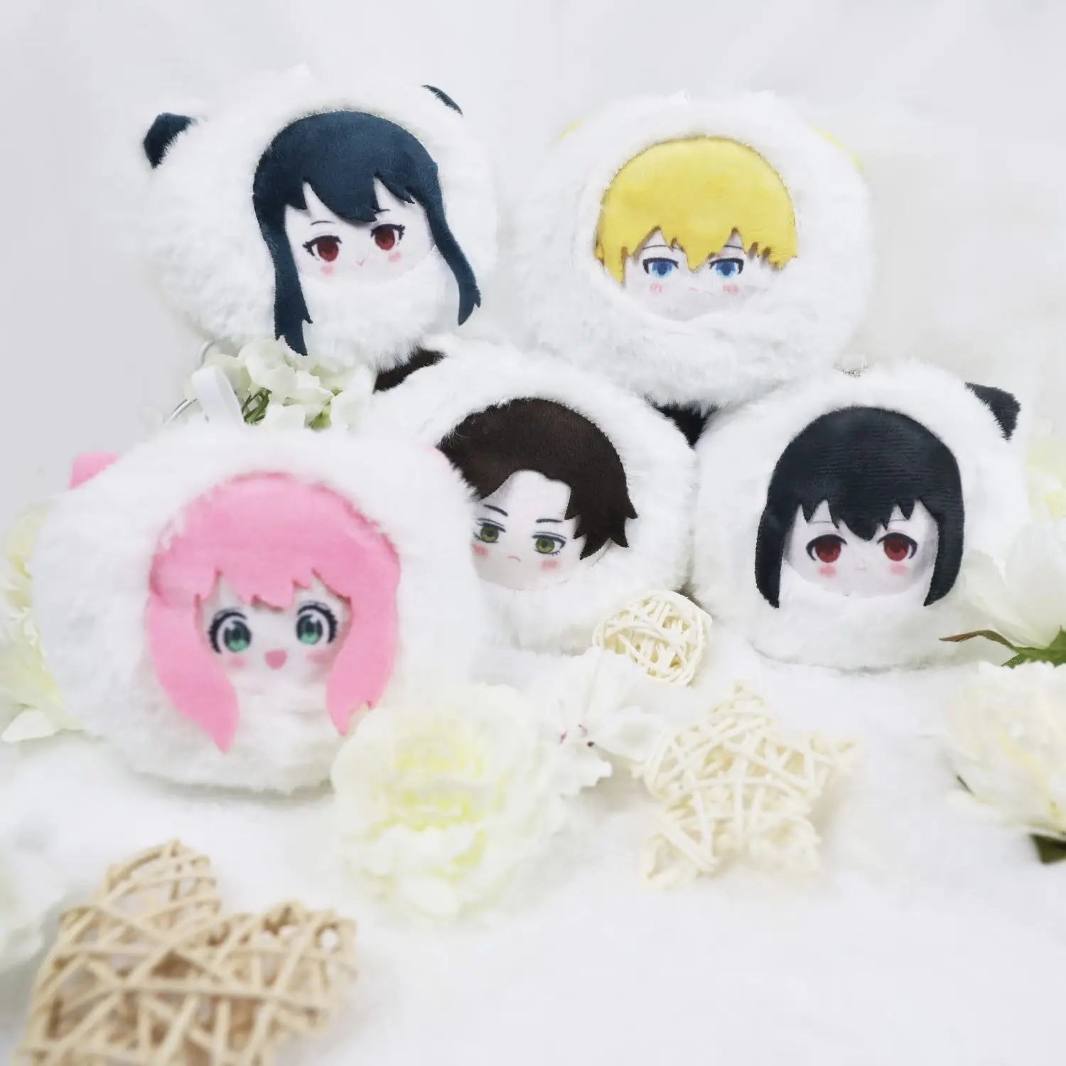 Anya Forger Loid Yor Game Аниме Косплей Очаровательный мягкий рюкзак Подвеска Плюшевая