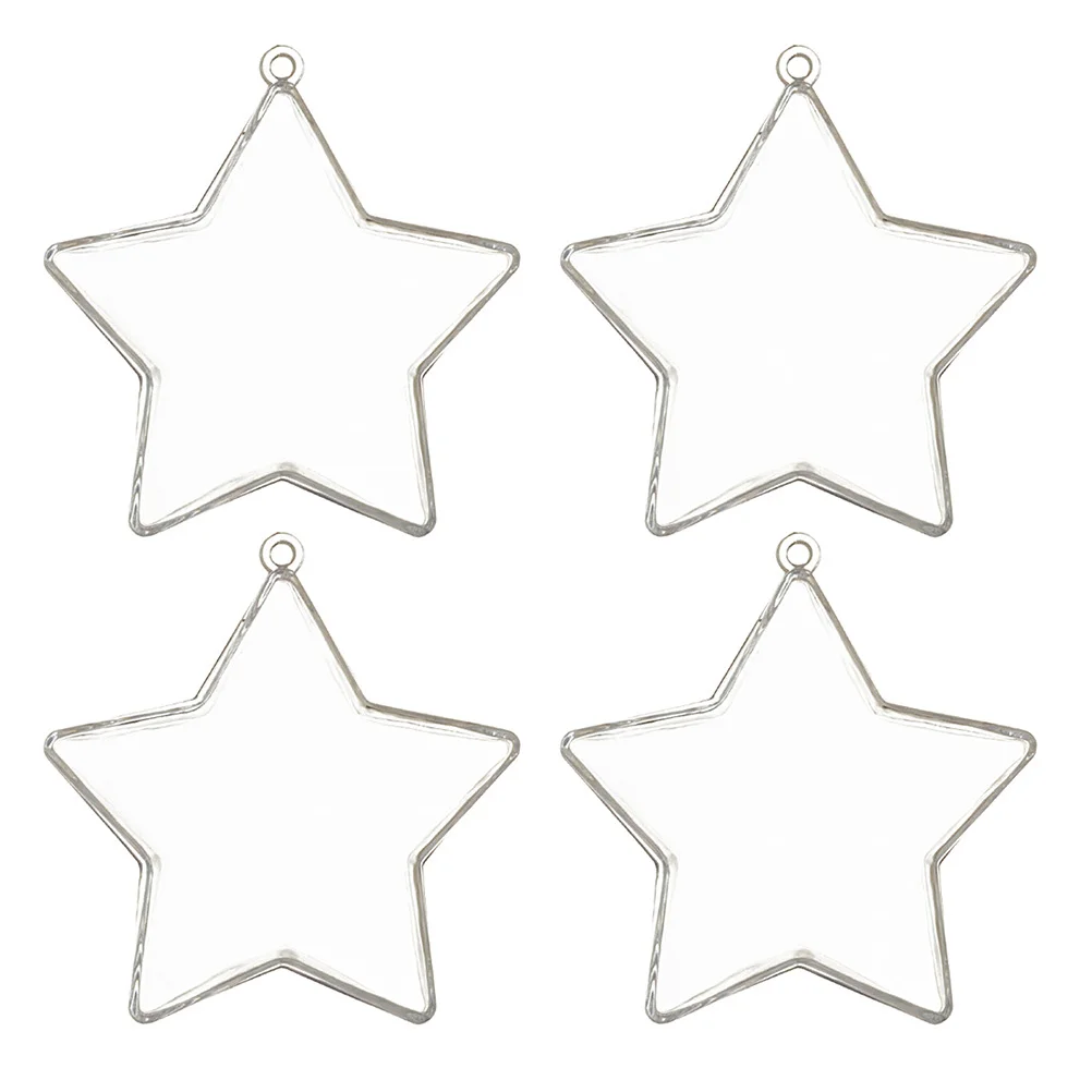 

Candy Clear Boxeschristmas Box Star Transparent Party Ornamentcontainer Favor Snack Holder Gift Wedding Goodies Bags Shape