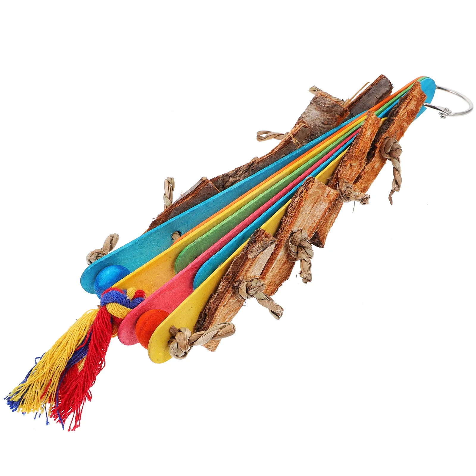 

Train Parrot Hanging Chew Toy Cage Bite Toys Bird Foraging Parakeet Swing Chewing Funny Balance