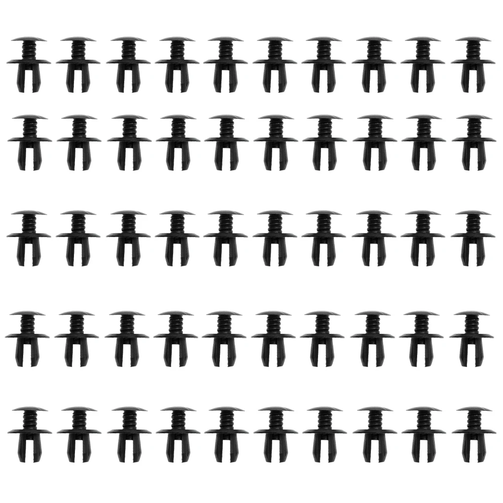 

50 шт., пластиковые автомобильные крепежные зажимы