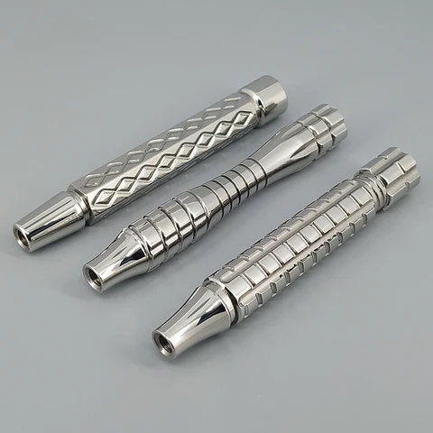 Ручка для безопасной бритвы Dscosmetic Spiral 316  из нержавеющей стали