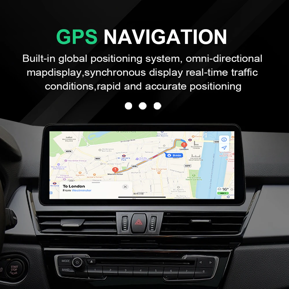 Фото Автомагнитола QLED с Android 15 и мультимедийным плеером для BMW 1 и 2 серий F20 F21 F22 F23 (2012-2017) с беспроводным CarPlay и DSP №5