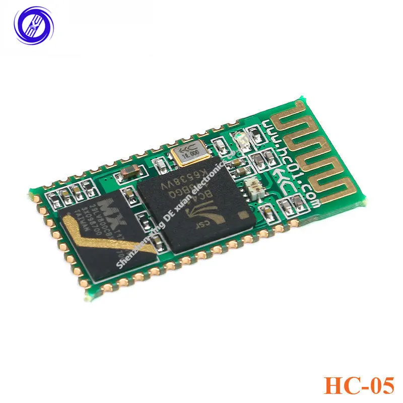 

5Pcs HC-05 HC05 Serial Transceiver Module 2.4G RF Wireless Industrial Module UART 3.3V TTL Master Slave Integrated for Arduino