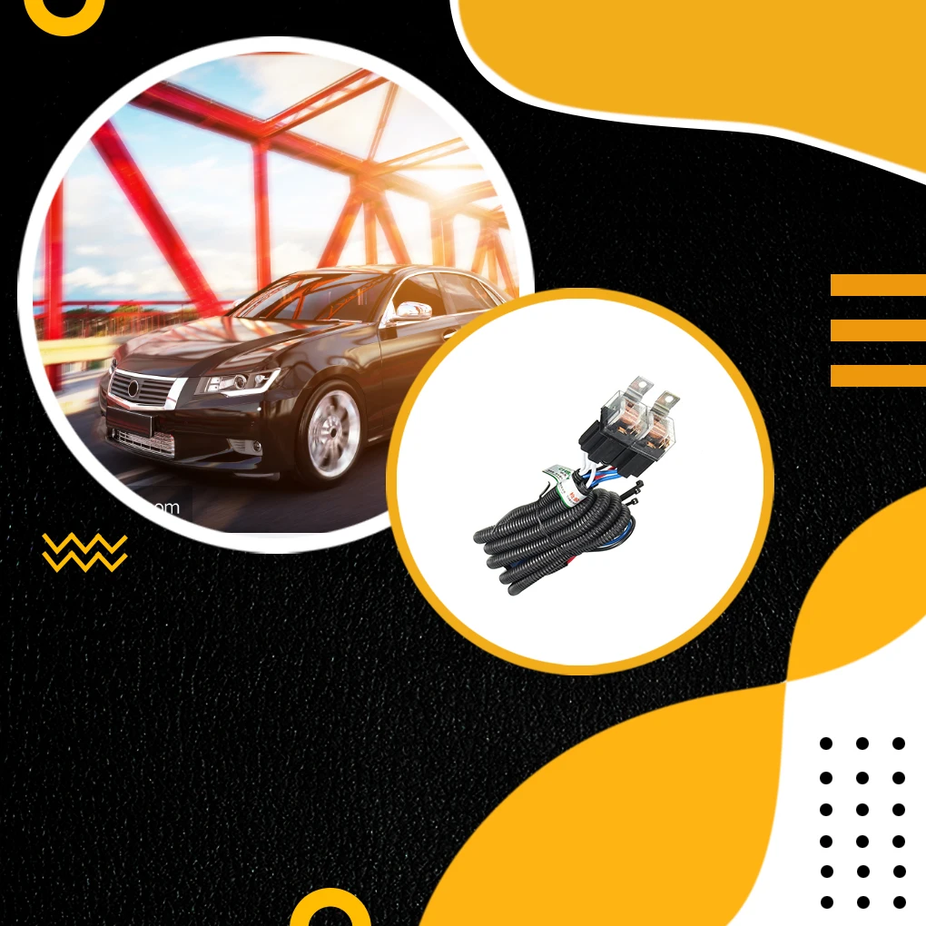 

Реле с креплением на автомобильный налобный фонарь реле осветление аксессуар для ремонта блок питания простая в использовании электромобиль