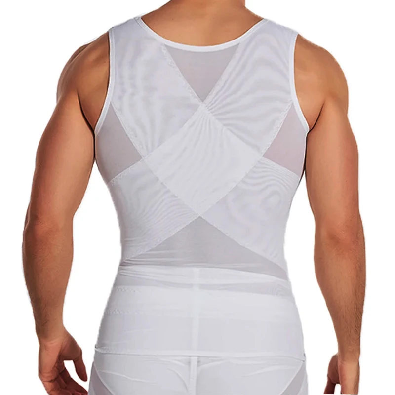 Мужской компрессионный жилет Hot Sweat Body Shaper от CXZD изготовленный из ПОЛИЭСТЕРА для