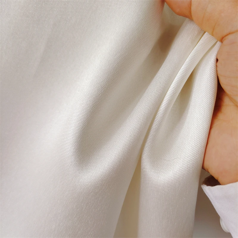 

Mikado Fabric for Wedding Dress Beige Satin Wedding Dress Fabric By Meter
