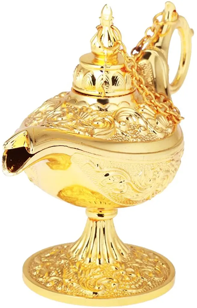 

Jili интернет цветок волшебный Panto арабсветильник Аладдина, Джина масляная лампа коробка реквизит коробка для хранения золото