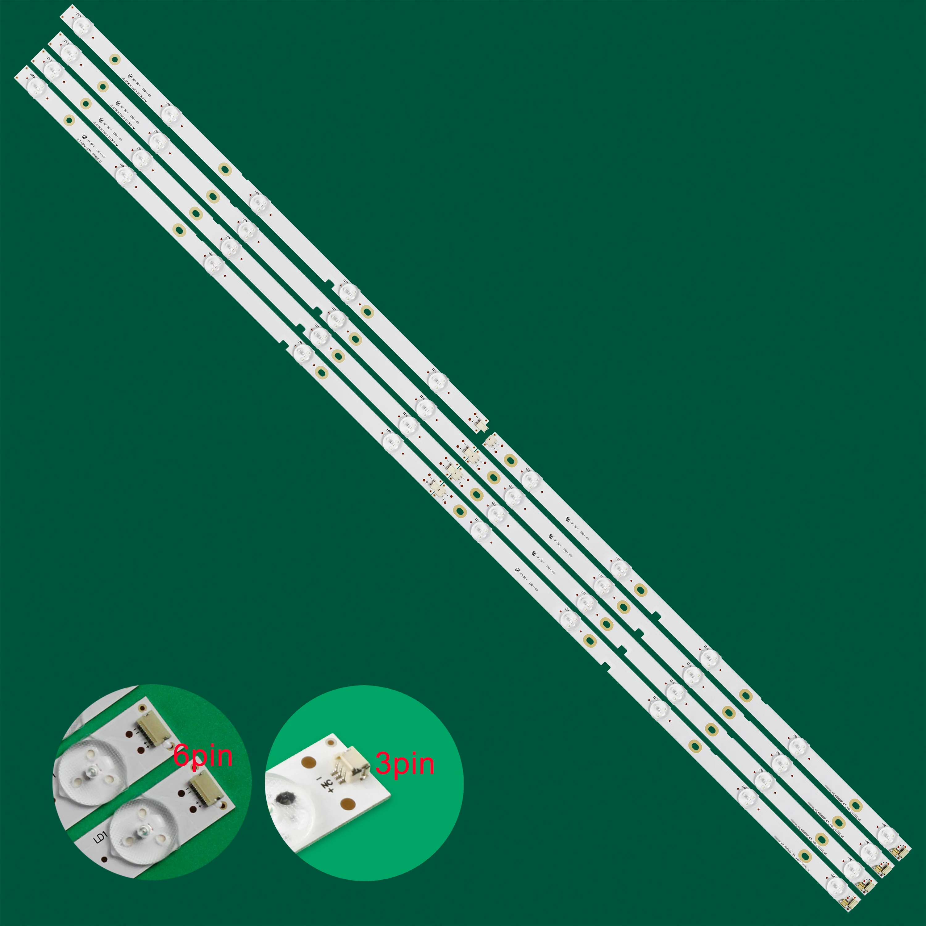 Фотоподсветка (4) для Hisense H49MEC3050 49K300U H49M3000 LED49K300U LED49EC520UA LED49EC620UA светодиодный