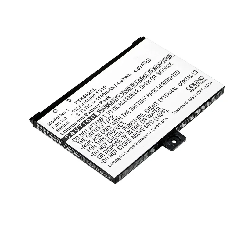 3 7 В 4 07 Втч 1100 мАч PTK602SL подходит для Pocketbook Pro 602 1ICP4/40/60 1S1P аккумулятор мобильного