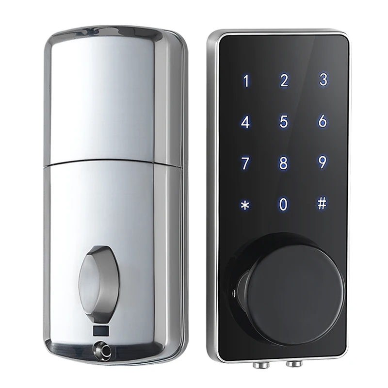 

Advanced digital card reader combination swipe access electronic door lock, code and key door lock