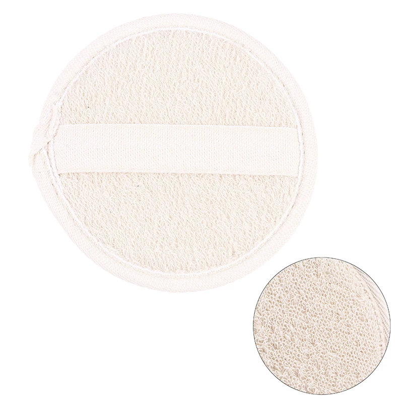 

1pc 13*13cm Natural Loofah Luffa Sponge Face Body Bath Shower Spa Exfoliator Scrubber Pad