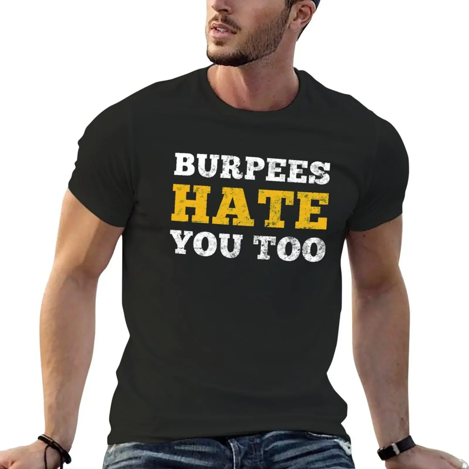 Футболка Burpees Hate You Too футболки для мальчиков белые рубашки с синим замком и