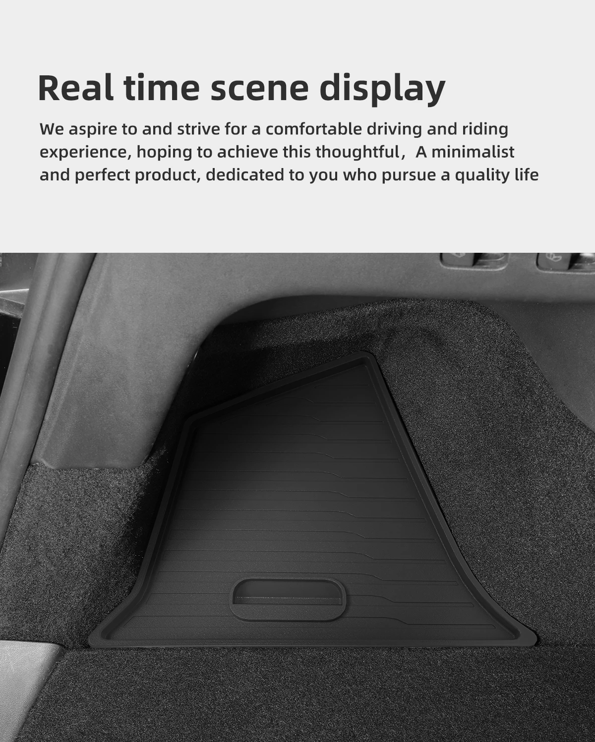 Для Tesla Model Y 2021-2024 задний багажник автомобиля ящик для хранения органайзер