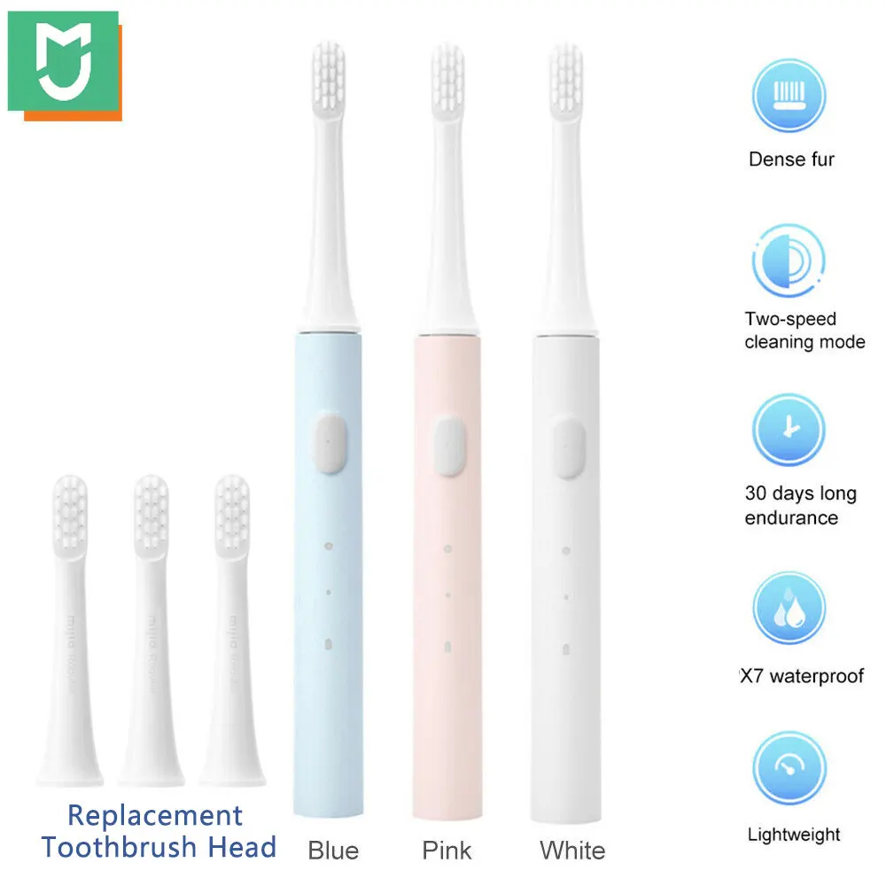 Mijia T100 Sonic Electric Toothbrush Cordless USB Rechargeable Waterproof Ultrasonic Automatic Tooth Brush for Adult