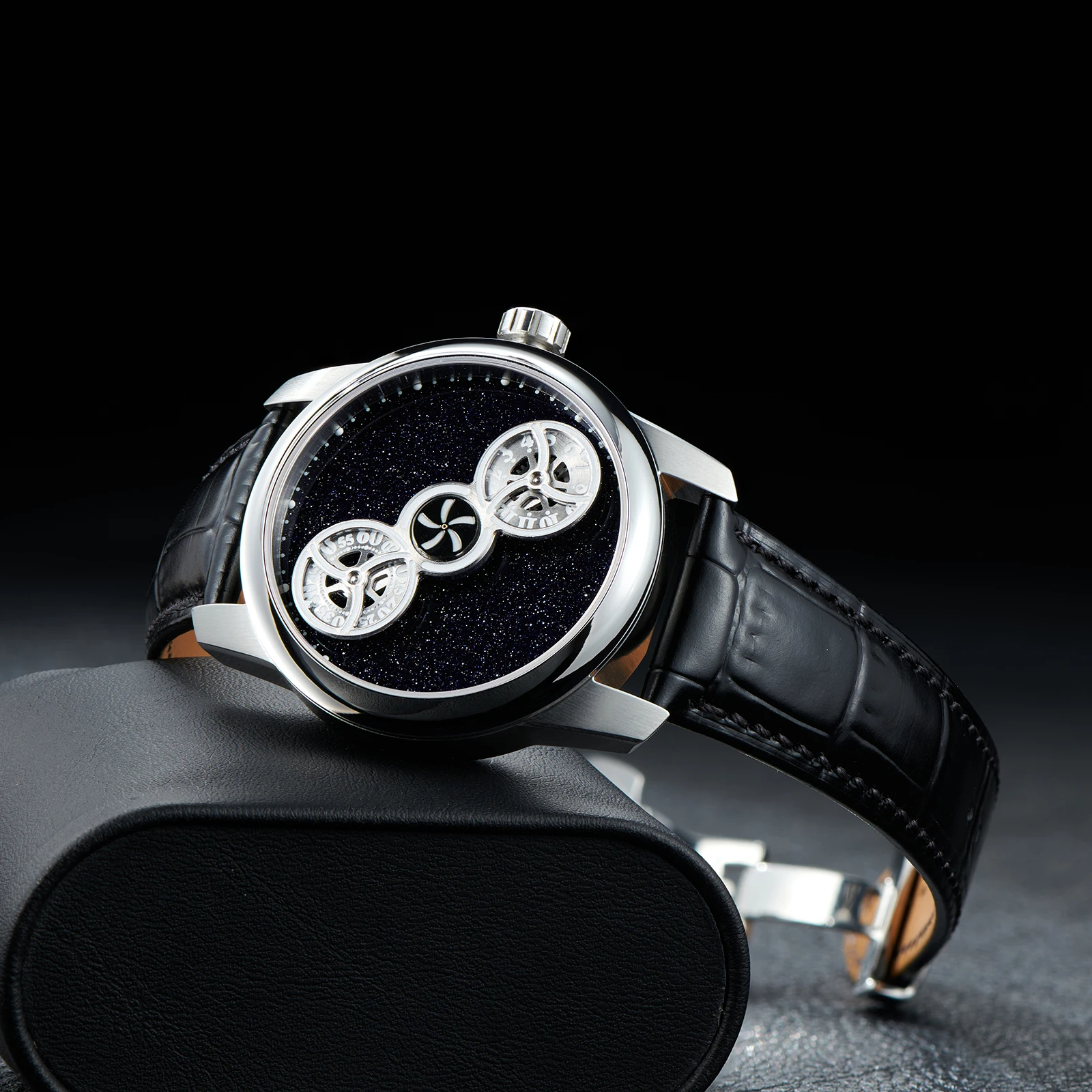 OBLVLO Мужские автоматические часы 41 мм Роскошные модные механические наручные