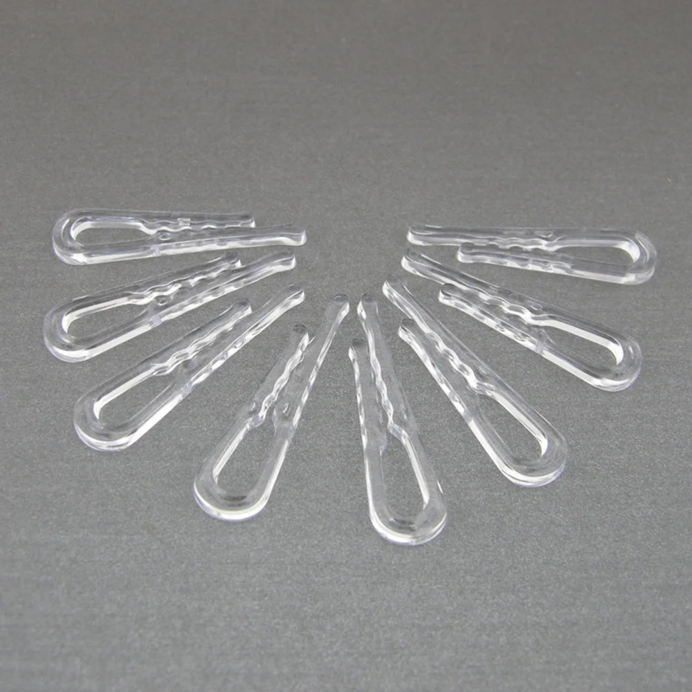 

Clips Clip Shirt Alligator Folding Shape U Clear Holder Garment Fixing Transparent Pants Ties Collar Cloth Clothespin Test Sock