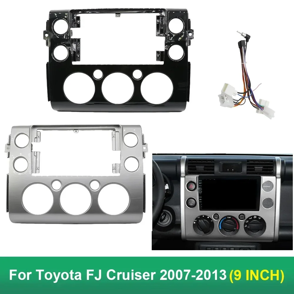 Для Toyota FJ Cruiser 2007-2013 9 дюймов радио автомобиль Android MP5 проигрыватель Корпус рамка 2