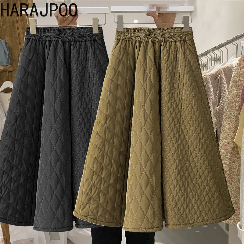 Женские юбки Harajpoo корейская мода уличная одежда новинка сезона осень-зима 2021