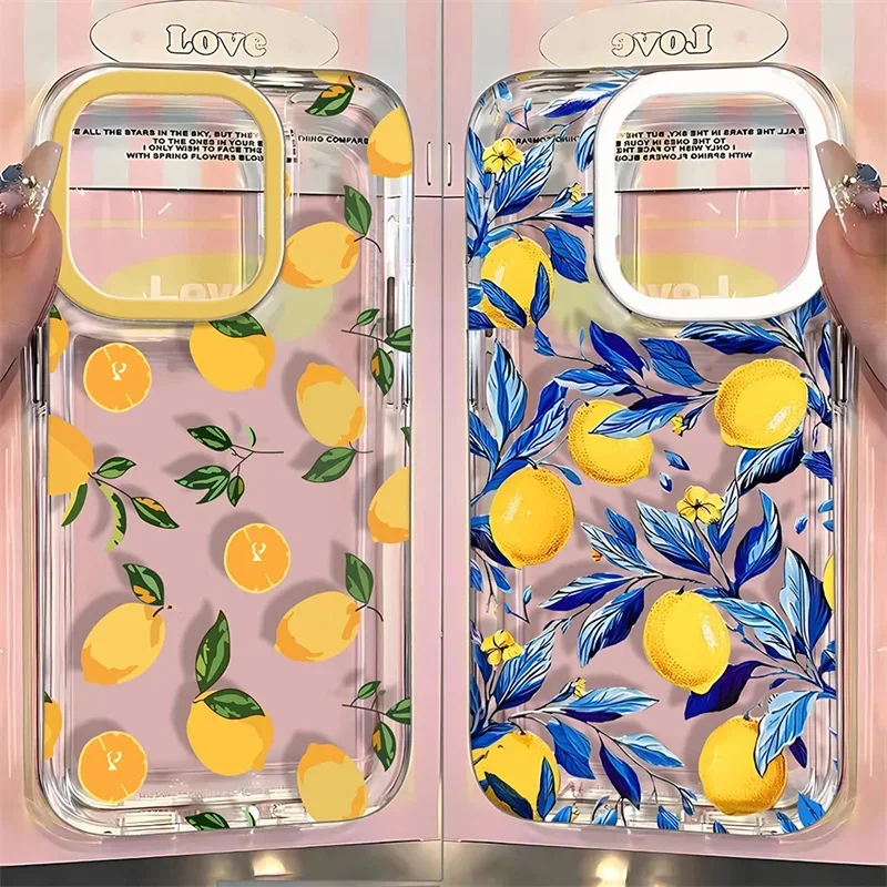 Фото Прозрачный чехол для телефона Summer Fruit Lemon для Xiaomi Mi 14T Pro 14 13T 12 13 11 Lite 5G NE 12T POCO X6 X5 M6 F5 Pro X3 Мягкий чехол из ТПУ №4