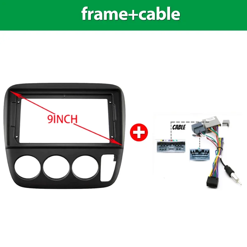 QSZN 9-дюймовый для Honda CRV 1997-2001 комплект автомобильной радио панели кабель питания