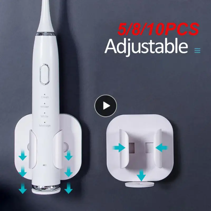 

5/8/10 шт., настенный пластиковый держатель для зубных щёток