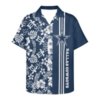 2022 new design samoa men summer button down short sleeve lapel shirt mens clothing frangipani pattern team logo print shirt