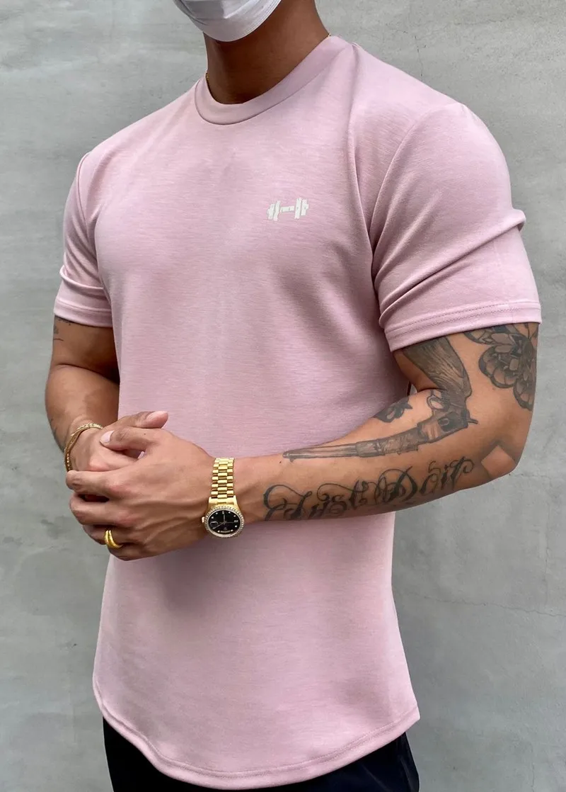Gym Muscle Fitness T Shirt New Brand Men Outdoor Hip Hop Streetwear Loose Half Sleeve Male Summer Bodybuilding Tee Tops |