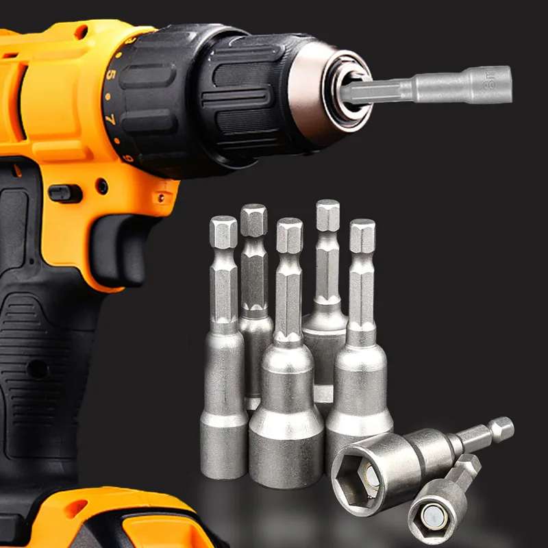 

9pcs 14Pcs Drill Bit Adapter Hexagon Nut Driver Drill Bit Socket Screwdriver Wrench Set for Electric Screwdriver Handle Tools