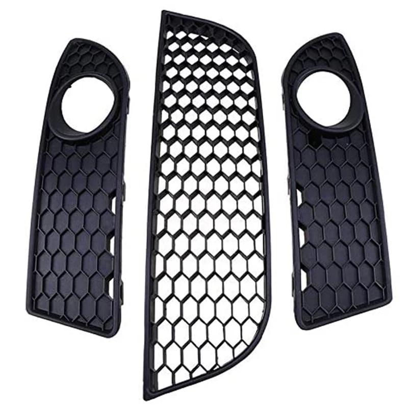 

Car Fog Light Lamp Cover Lower Bumper Grille for Polo MK4 9N3 2005-2009