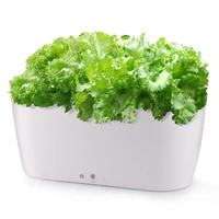 Big commercial planter pot white smart garden modern design decorative smart grow indoor