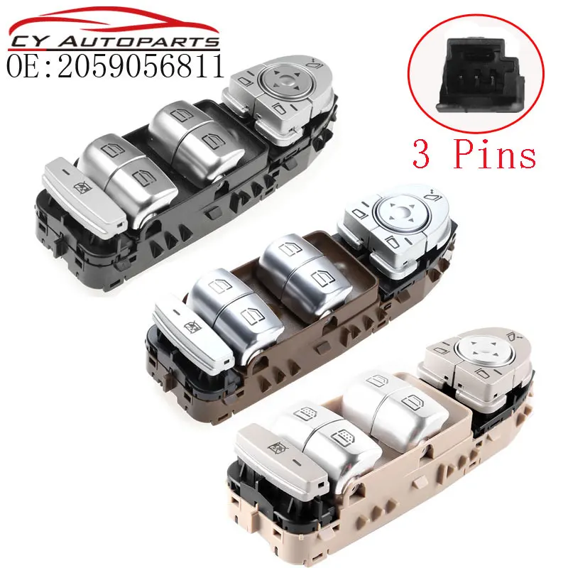 

Power Master Window Control Switch Button Console For Mercedes-Benz C Class W205 S205 X253 C200 C300 C350 C63 AMG 2059056811