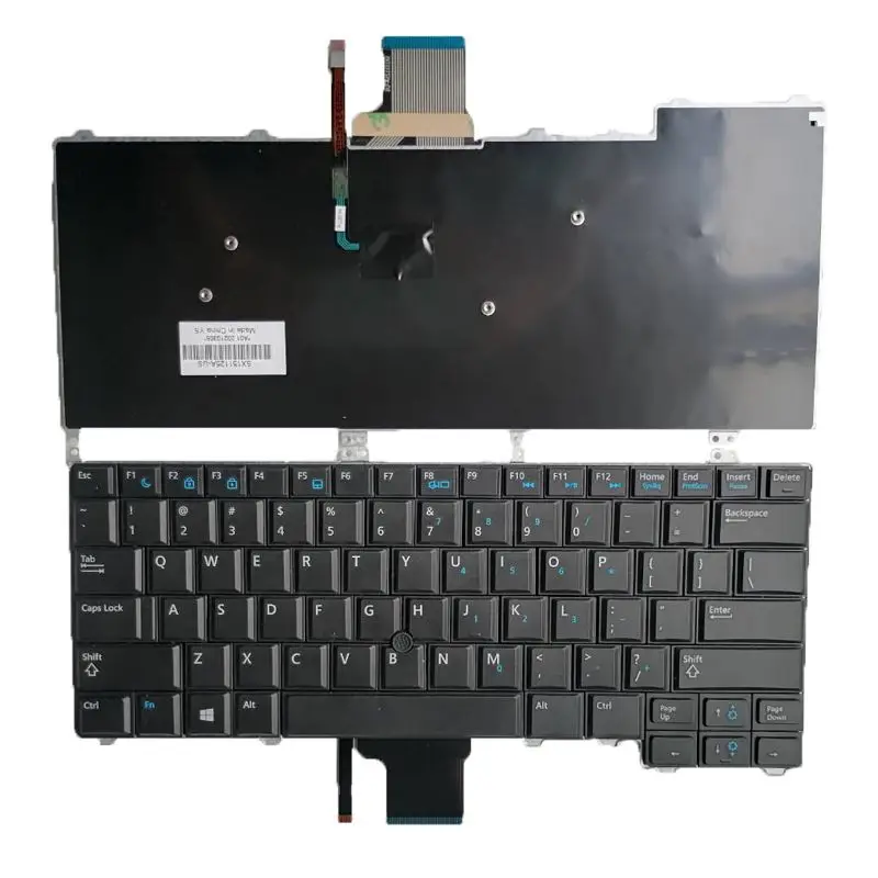 

NEW Laptop keyboard for FOR Dell Latitude 12 7000 E7240 E7440 US with Pointer No Backlit