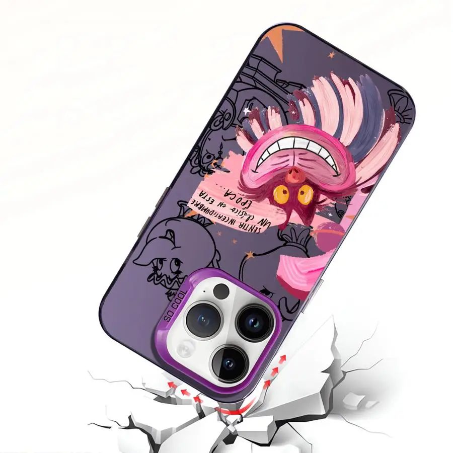 Disney Alice In Wonderland Phone Case for Apple iPhone 15 16 Pro Max 13 14 Plus 12 11 plus Matte