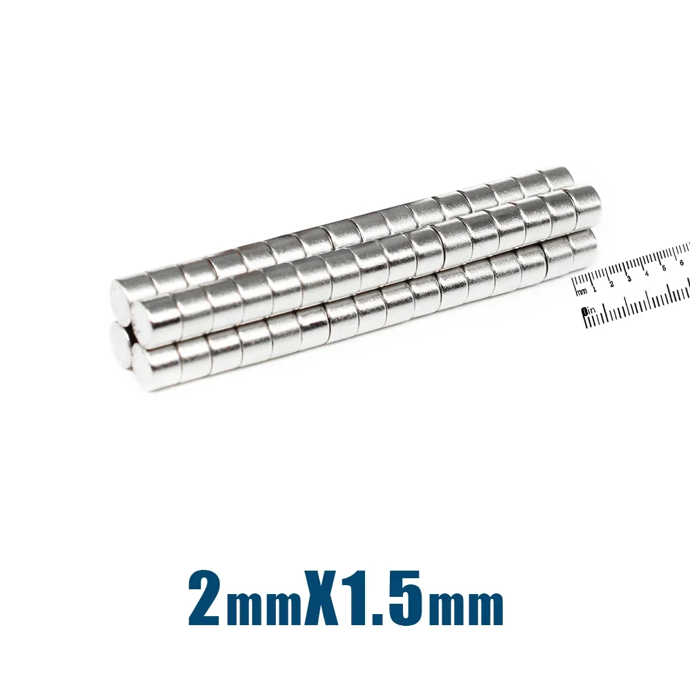 Круглые мощные магниты диаметром 2x1 5 мм