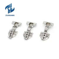zg 4pcs c serie hinge stainless steel door hydraulic hinges damper buffer soft close for cabinet kitchen furniture hardware