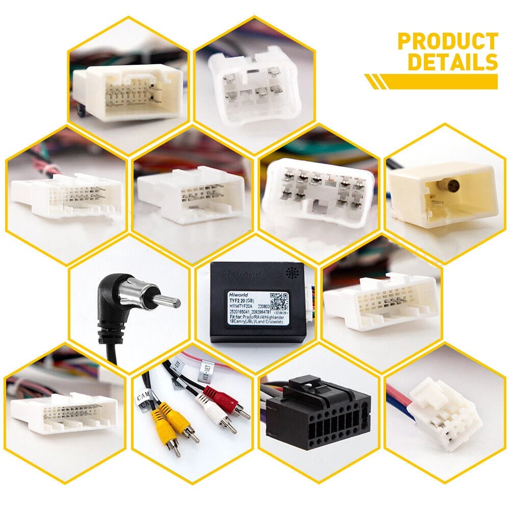 Жгут Проводов Питания Стереоаудио Canbus Для Toyota С Усилителем JBL