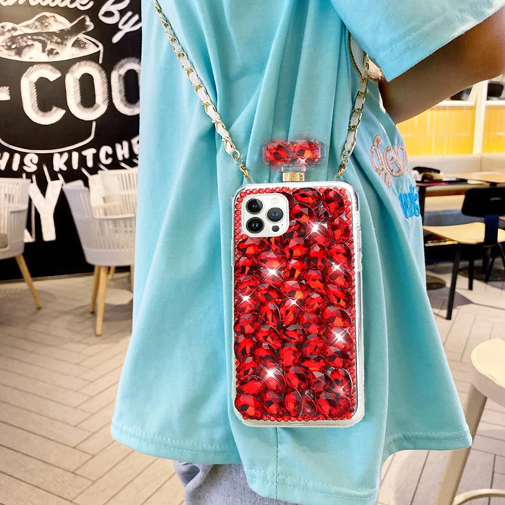 

Чехол для телефона Lanyard Chain для iPhone 13, 12, 11 Pro Max, XR, X, XS Max, 8, 7, 6, 6S Plus, ультратонкий противоударный чехол-накладка