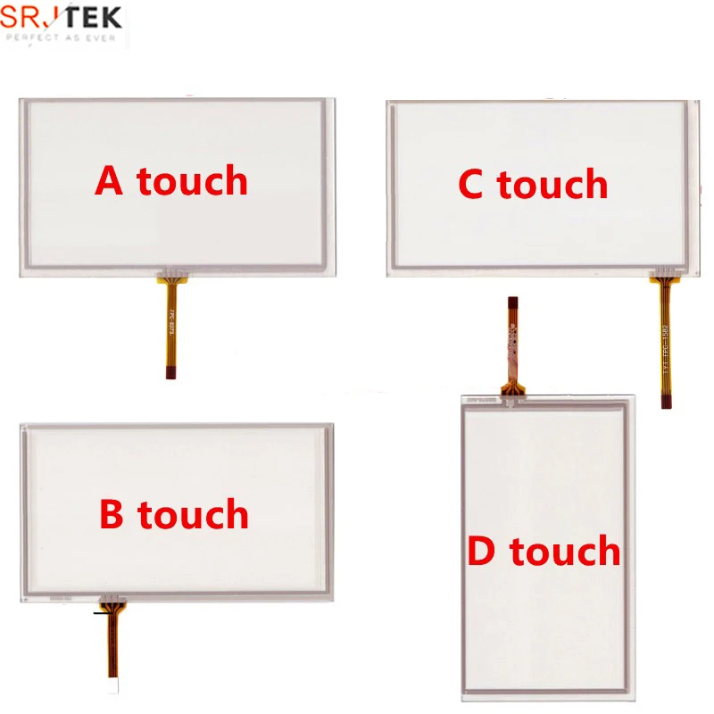 

10 шт./партия, сенсорная панель 6,2 дюйма, 4 линии, 155*88, для HSD062IDW1 A01 TM062RDH03 PW062XS1 AT065TN14, стекло дигитайзера сенсорного экрана