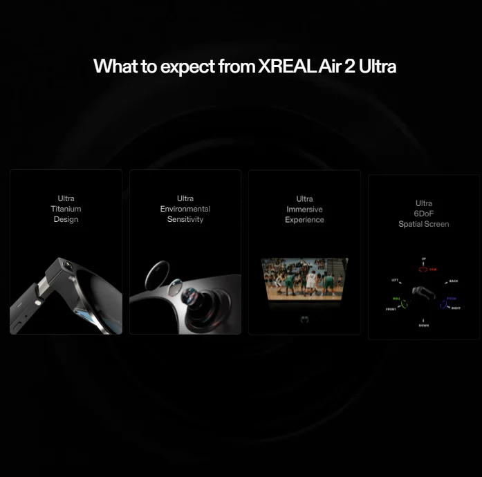 Xreal Air 2 ультра самые обтягивающие очки Vr/Ar предназначенные для Steam Deck Rog Mac ПК Android Ios