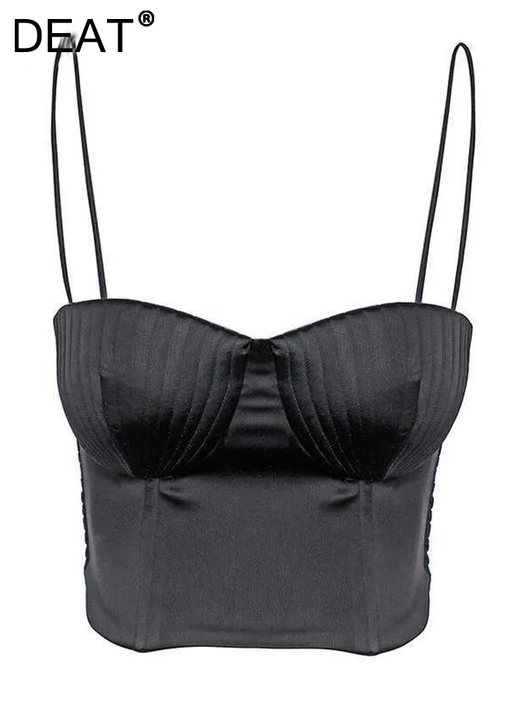 

Женский бюстгальтер на бретелях DEAT, однотонный соблазнительный Бюстгальтер разных цветов, летняя одежда, WP51301L, 2022