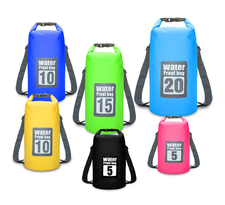 Waterproof Bag PVC Waterproof Bag Swimming Beach Rafting Bag Camouflage Waterproof Bucket Bag Backpack