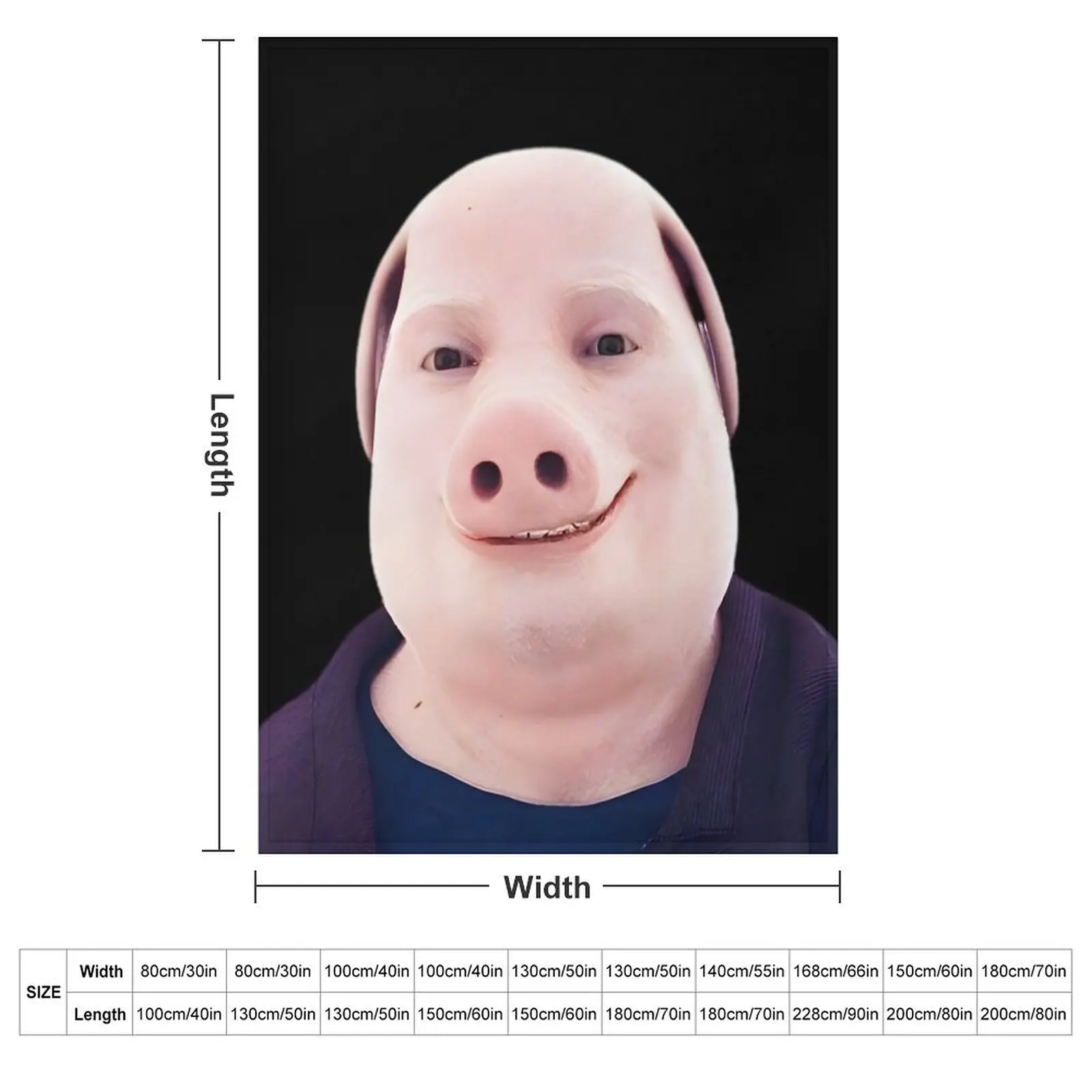 Одеяло John Pork с улыбающимся улыбкой для ребенка косплей аниме одеяла диванов